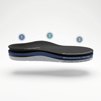 3-Zone Plantar Fasciitis Support Insoles