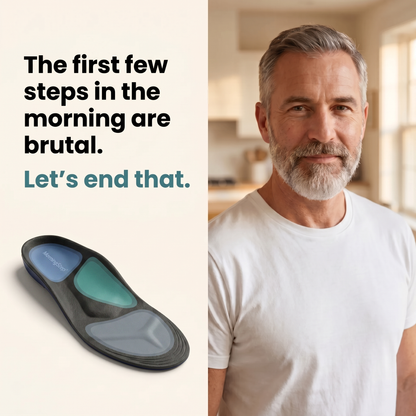 3-Zone Plantar Fasciitis Support Insoles